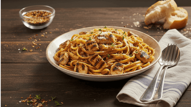 Cowboy butter chicken linguine-2